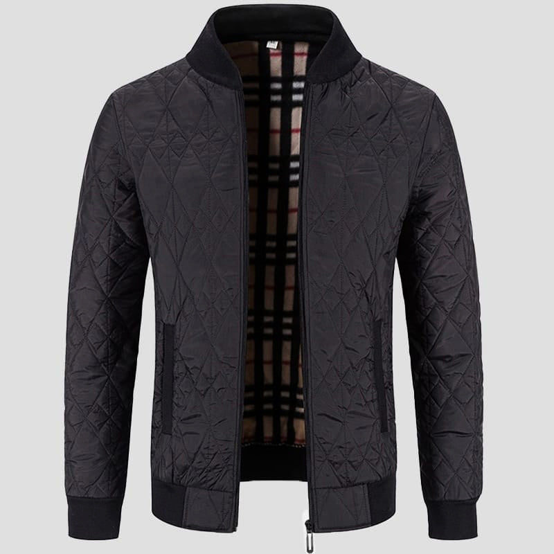 Veste Bomber Matelassée Zippée Homme