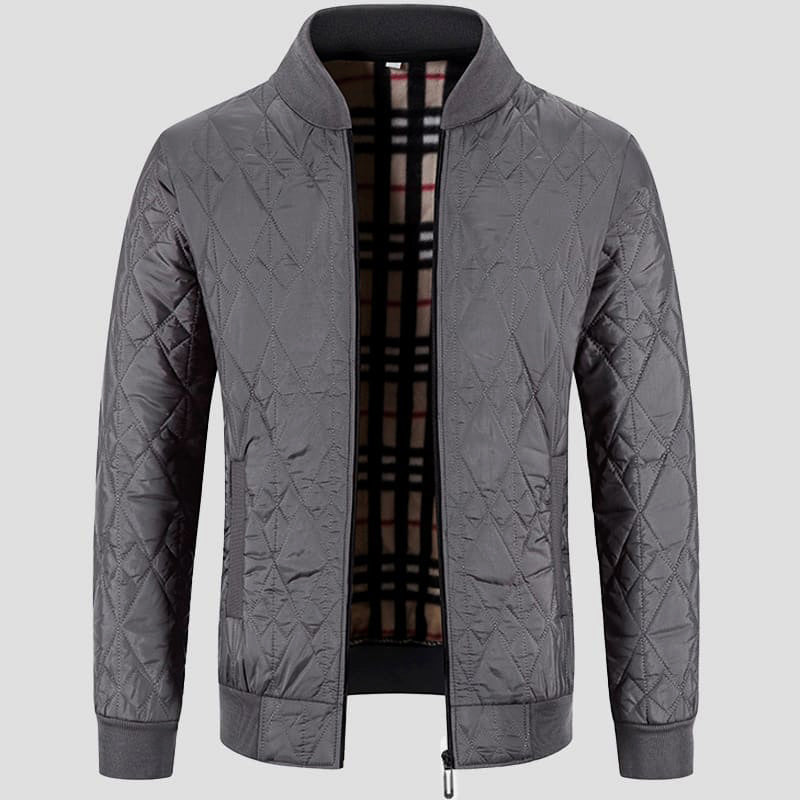 Veste Bomber Matelassée Zippée Homme