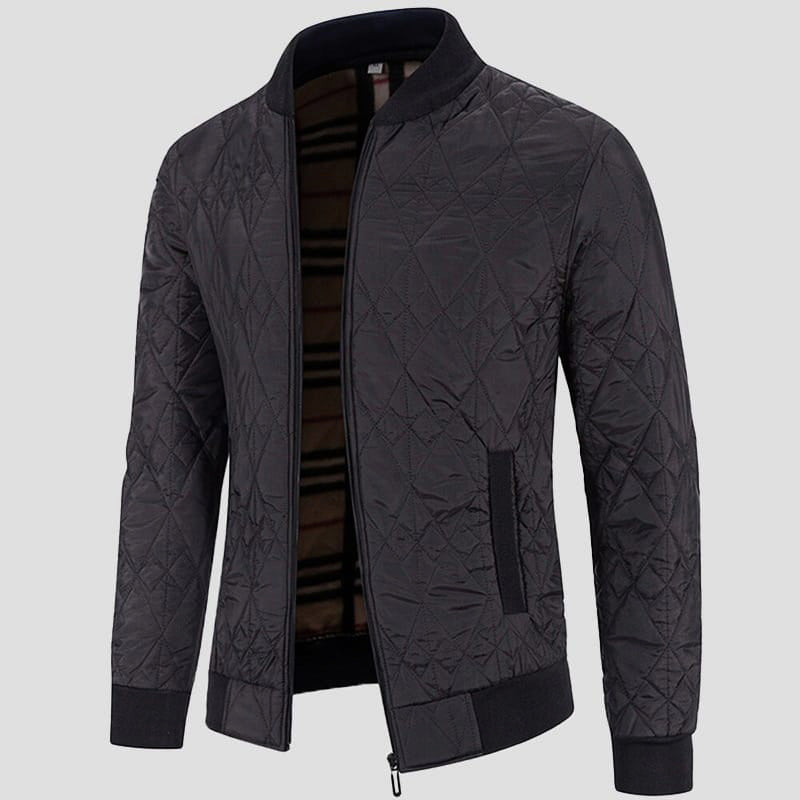 Veste Bomber Matelassée Zippée Homme