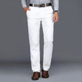 Men's straight-fit dress trousers