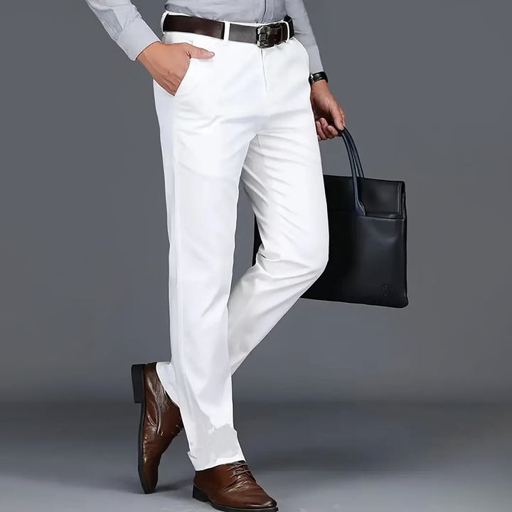 Pantalon Habillé Coupe Droite Homme