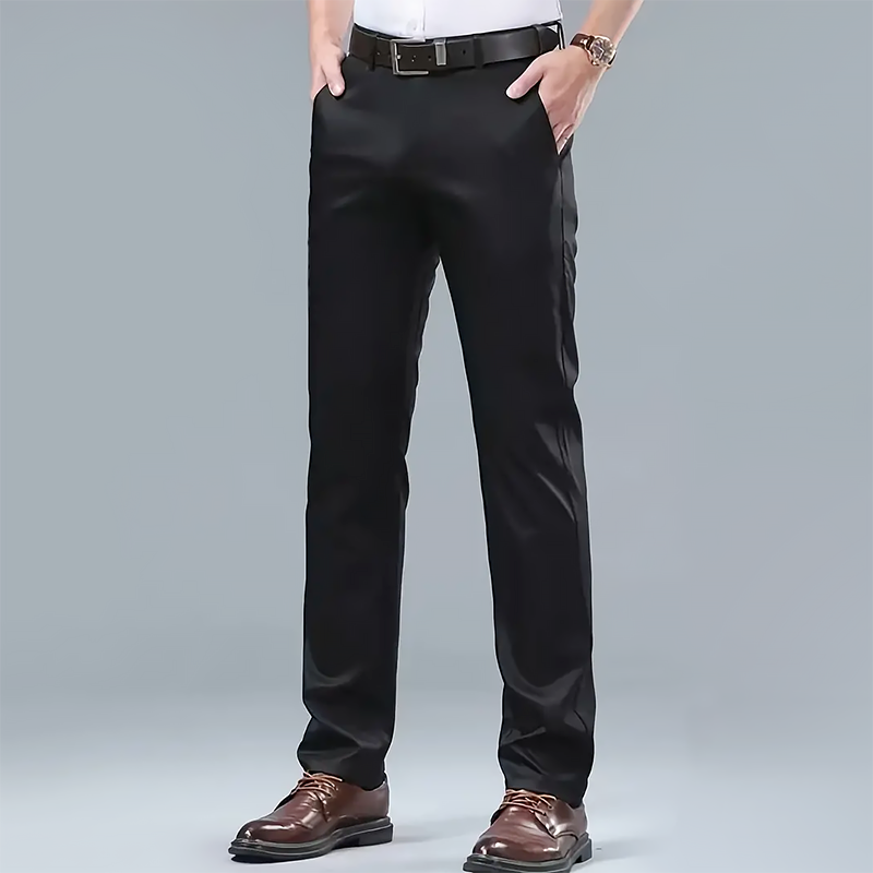 Pantalon Habillé Coupe Droite Homme