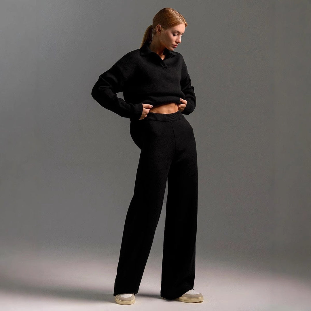 Ensemble Pantalon Deux Pièces Décontracté Femme