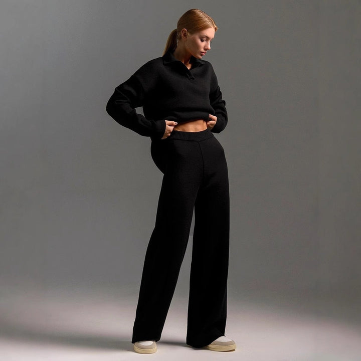 Ensemble Pantalon Deux Pièces Décontracté Femme