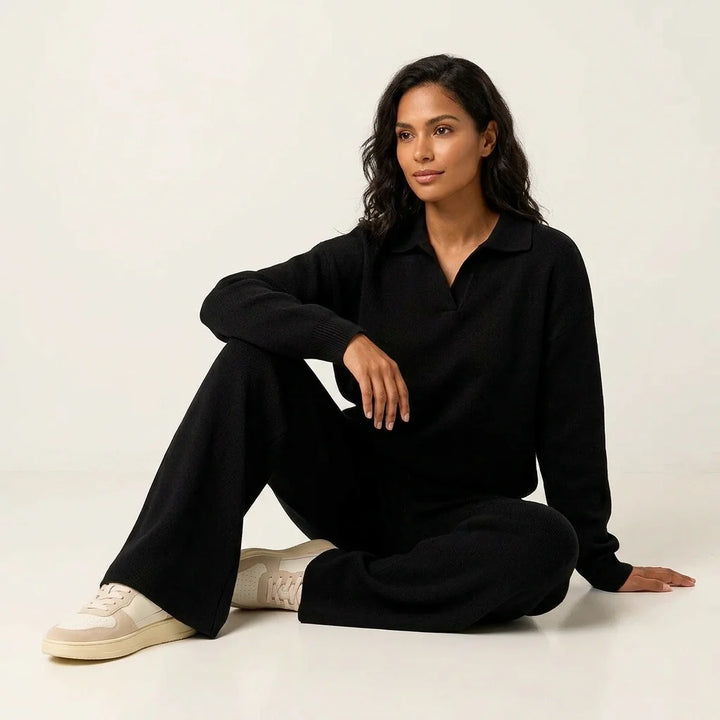 Ensemble Pantalon Deux Pièces Décontracté Femme