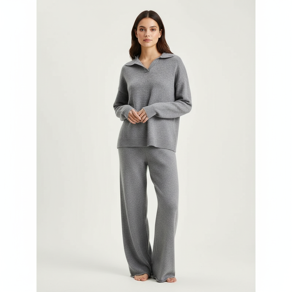 Ensemble Pantalon Deux Pièces Décontracté Femme