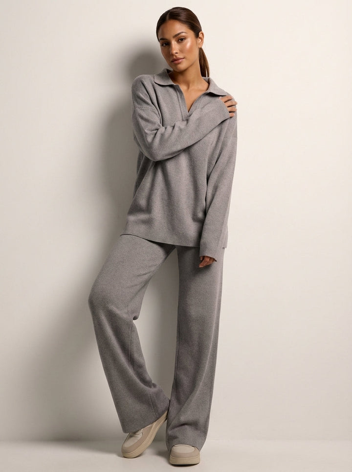 Ensemble Pantalon Deux Pièces Décontracté Femme