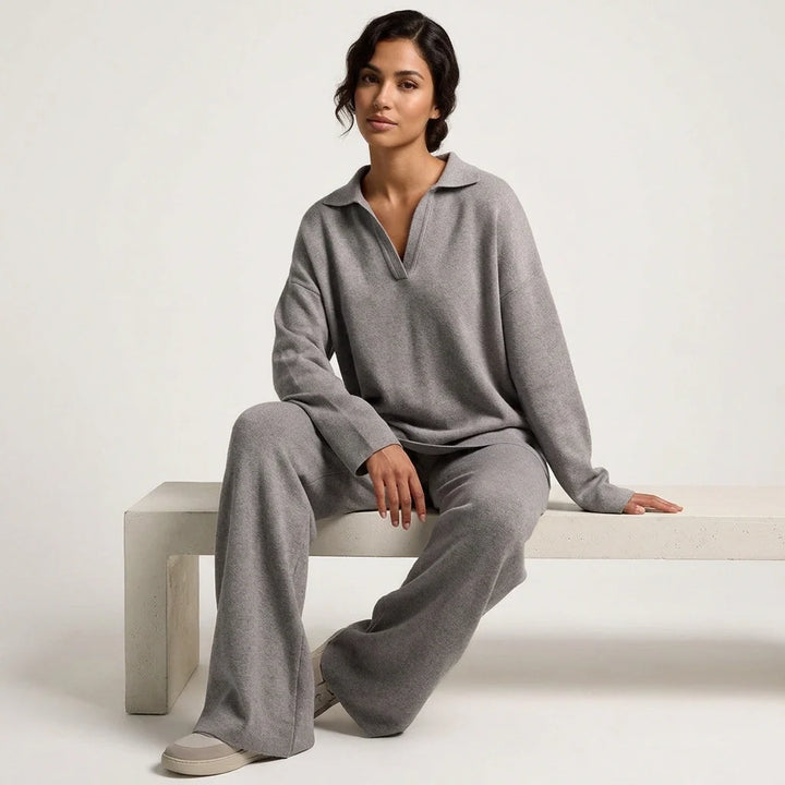 Ensemble Pantalon Deux Pièces Décontracté Femme