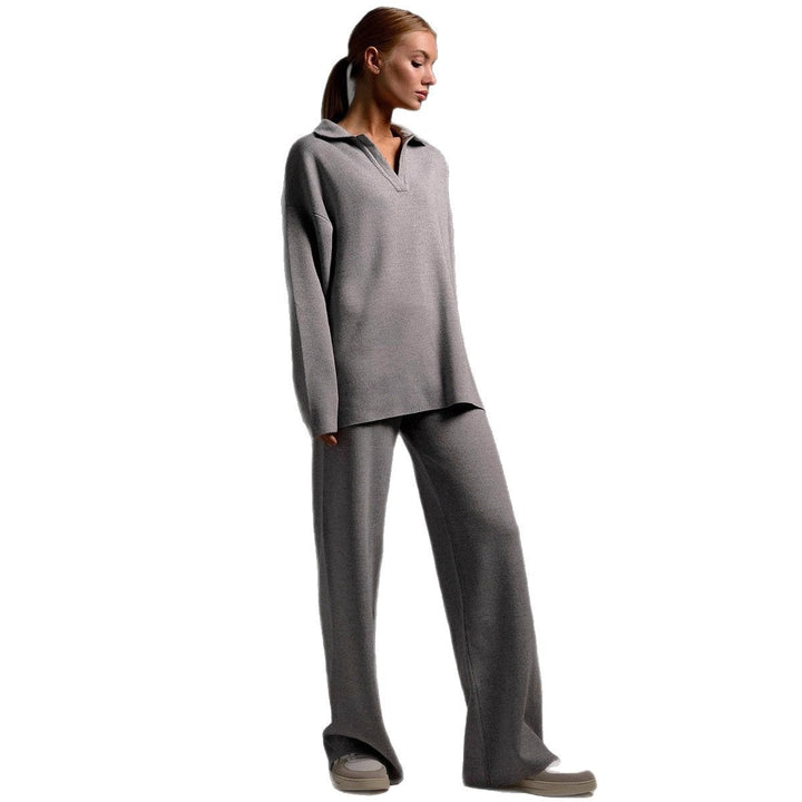 Ensemble Pantalon Deux Pièces Décontracté Femme
