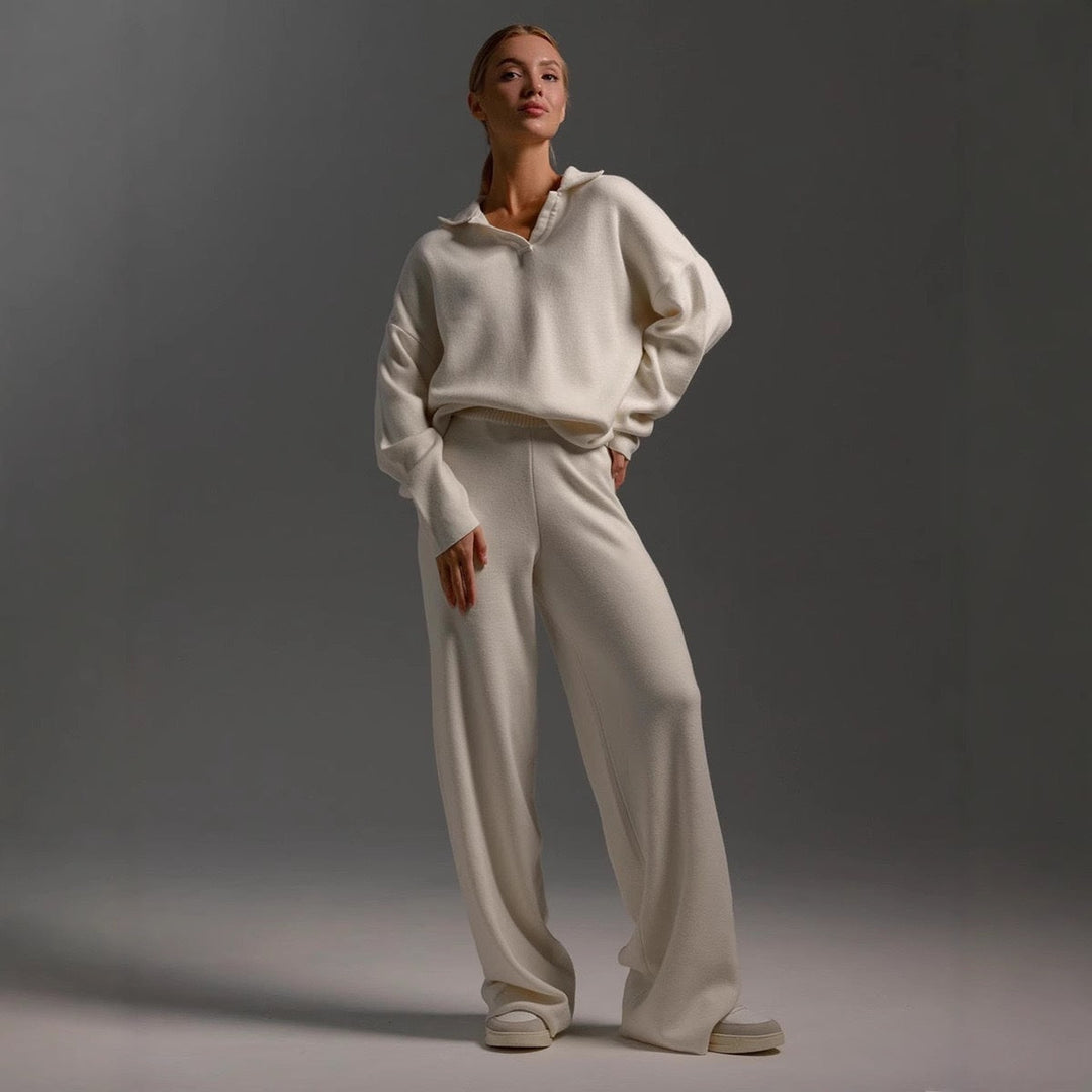 Ensemble Pantalon Deux Pièces Décontracté Femme