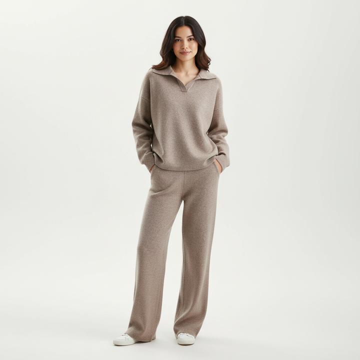 Ensemble Pantalon Deux Pièces Décontracté Femme