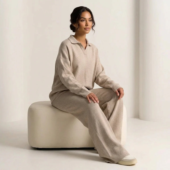 Ensemble Pantalon Deux Pièces Décontracté Femme