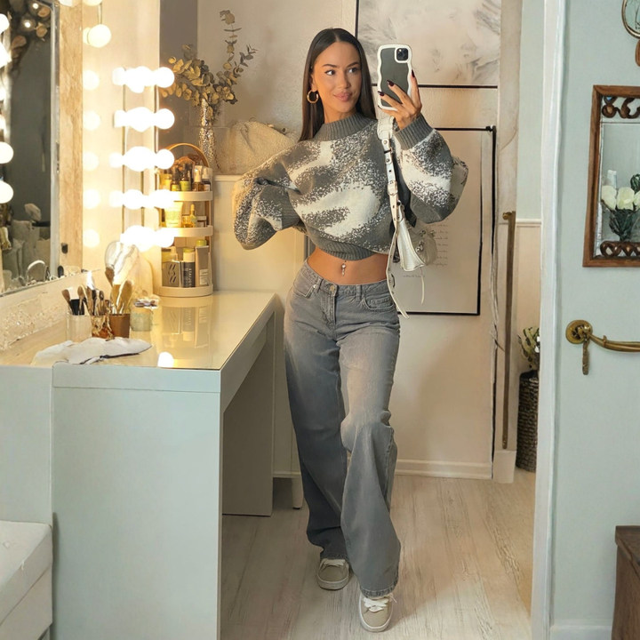 Jean Large Décontracté Femme