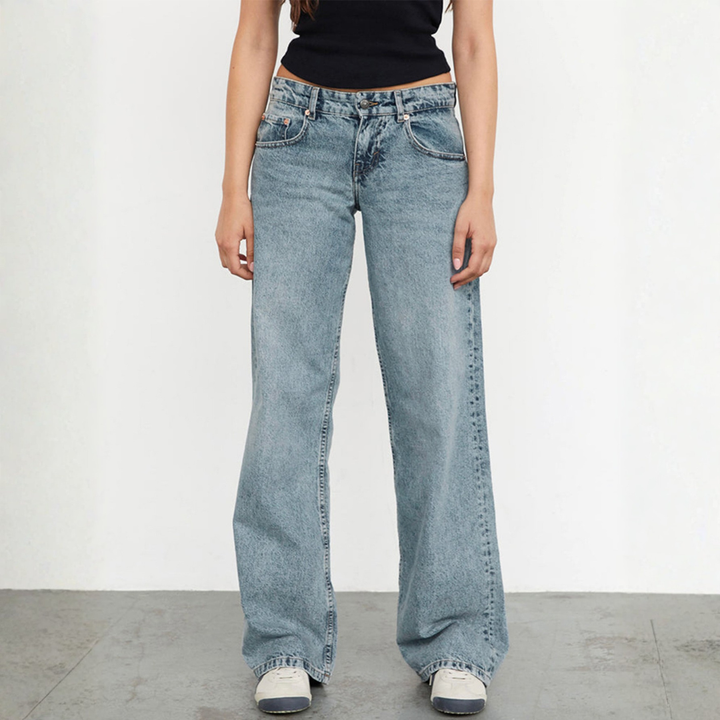 Jean Large Décontracté Femme