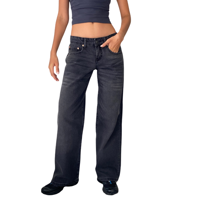 Jean Large Décontracté Femme