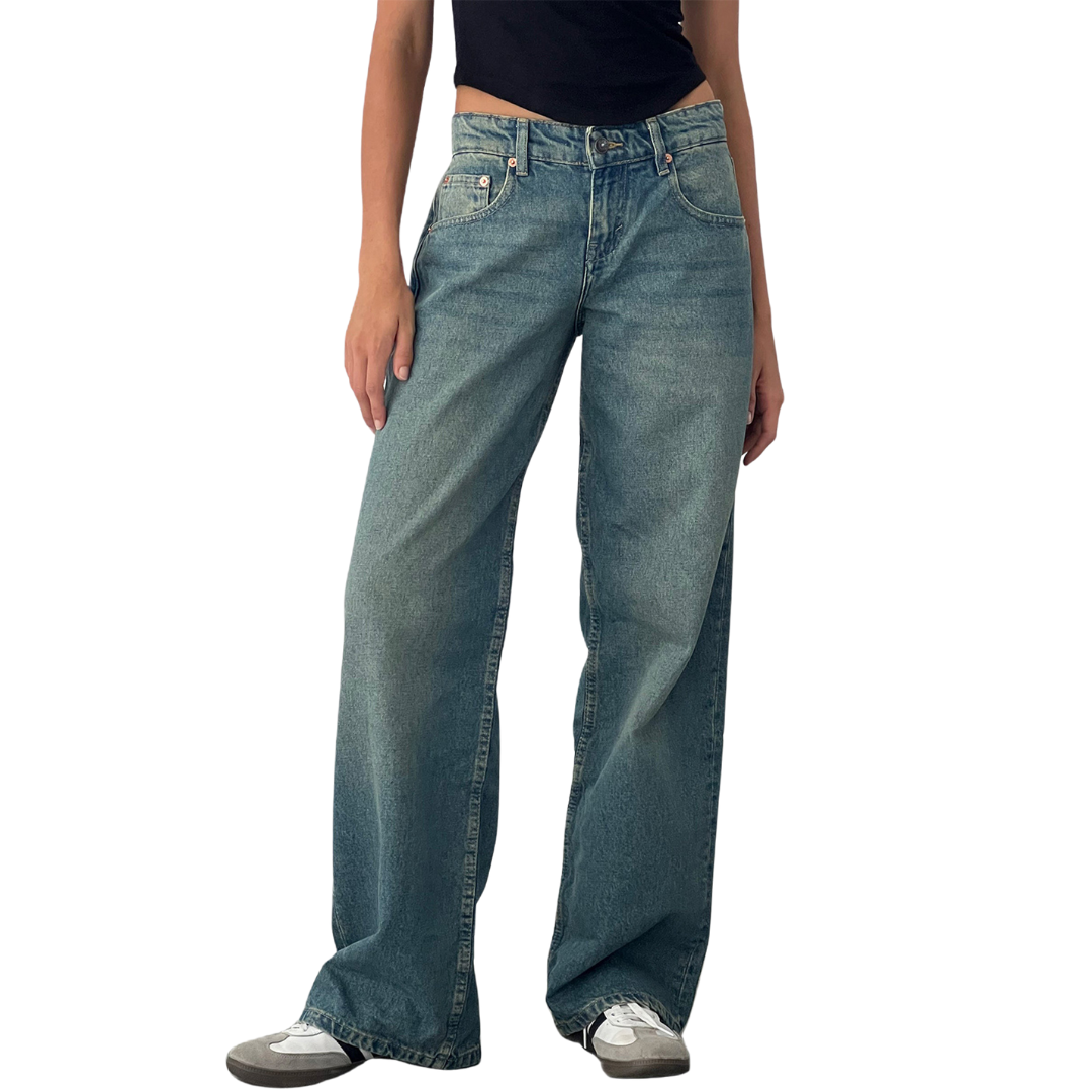 Jean Large Décontracté Femme