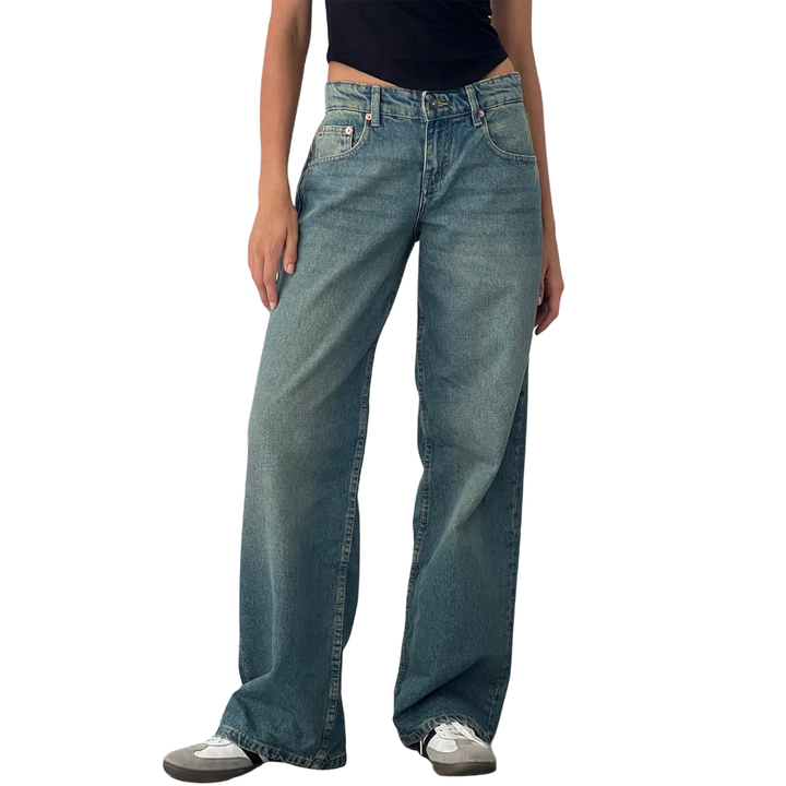 Jean Large Décontracté Femme