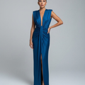 Women's Long Pleated Dress
