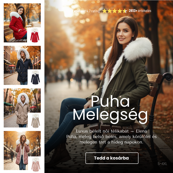 Parka Longue à Capuche Duveteuse Femme