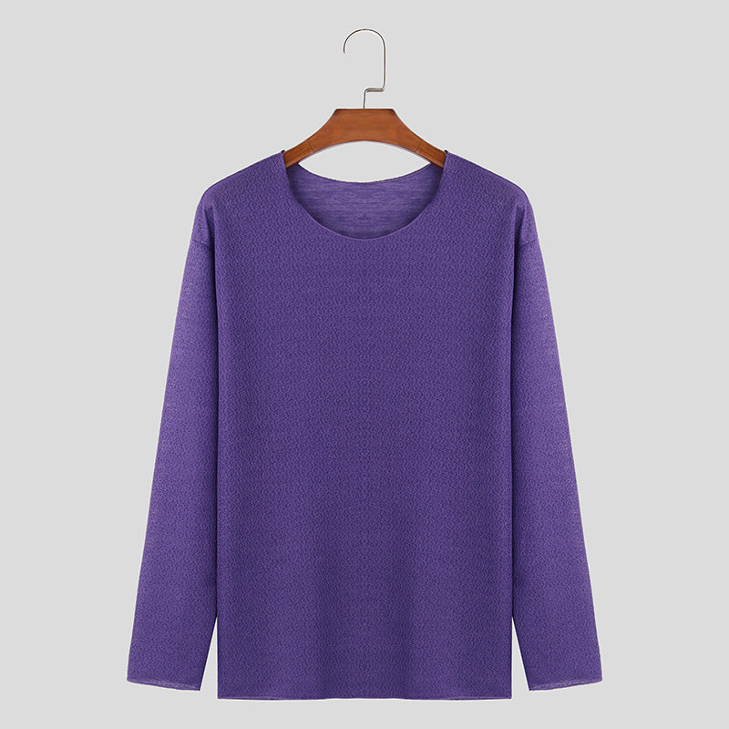 Pull à Col V et Manches Longues Homme