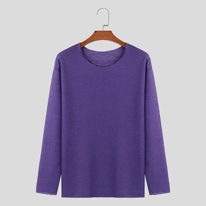 Pull à Col V et Manches Longues Homme