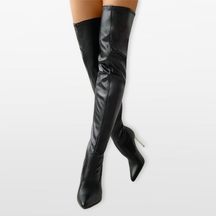Bottes Hautes Bout Pointu Femme