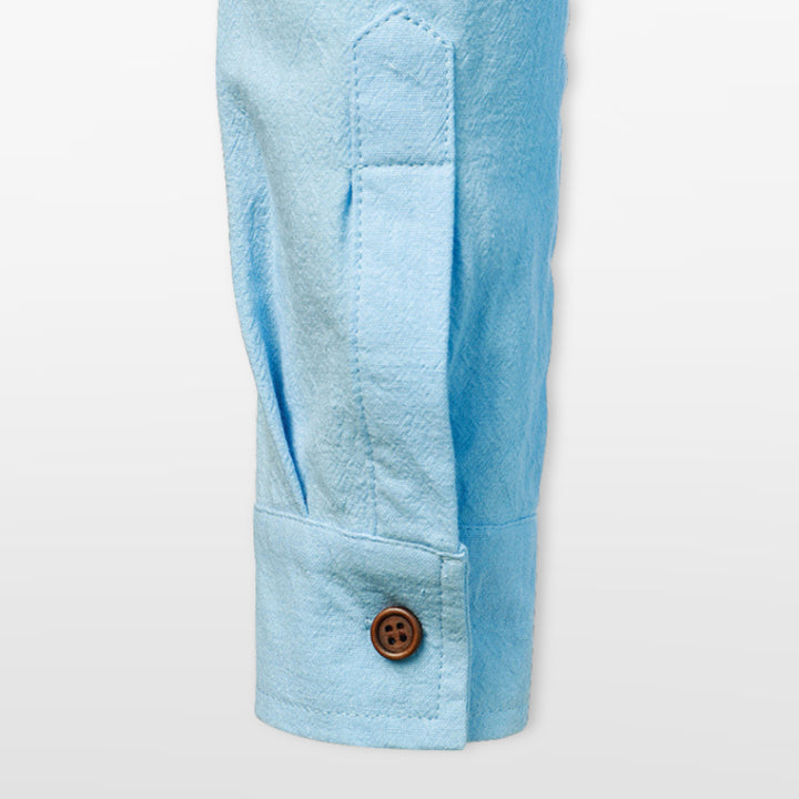 Chemise Lin Boutonnée Casual Homme