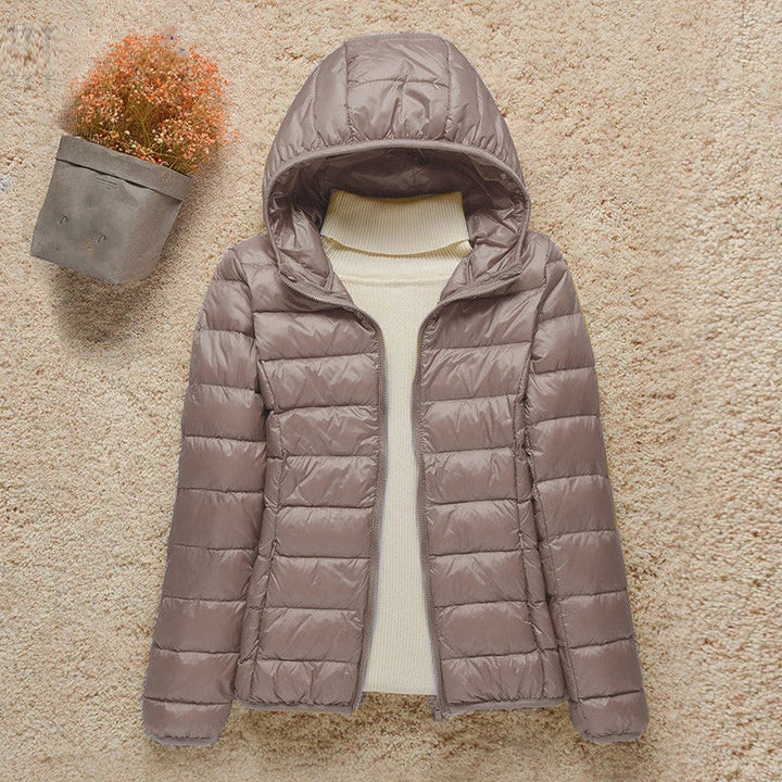Doudoune Légère à Capuche Femme