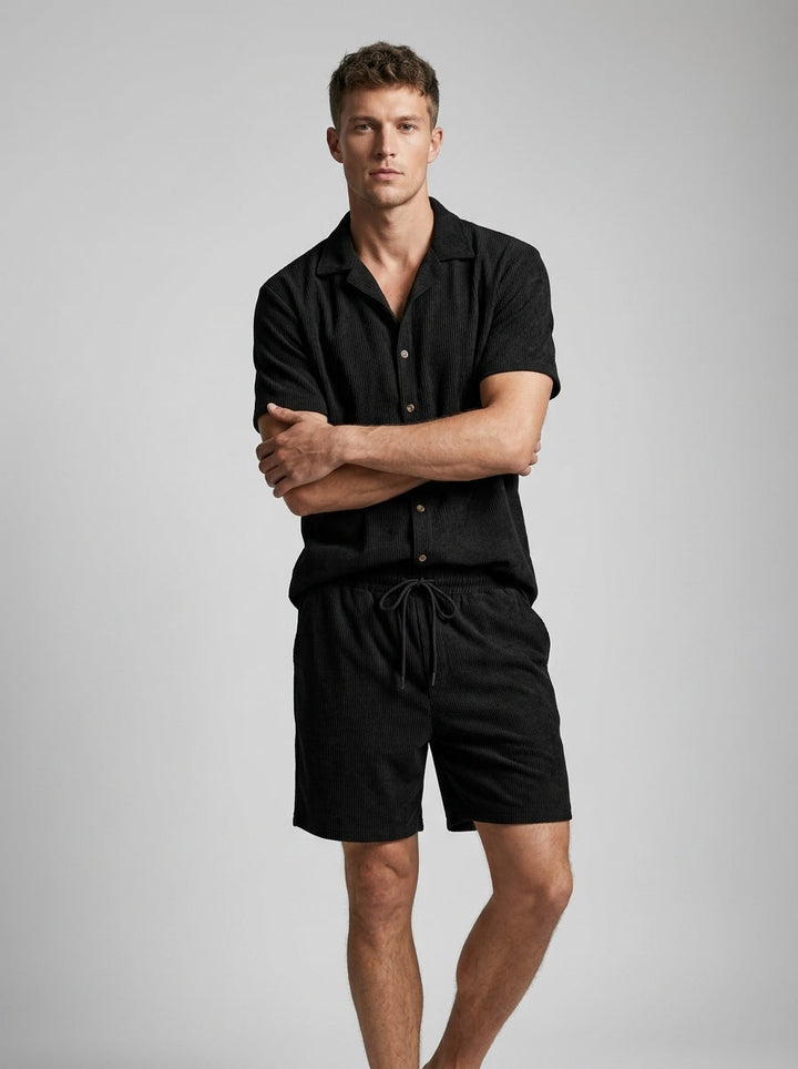 Ensemble Chemise Short Décontracté Homme