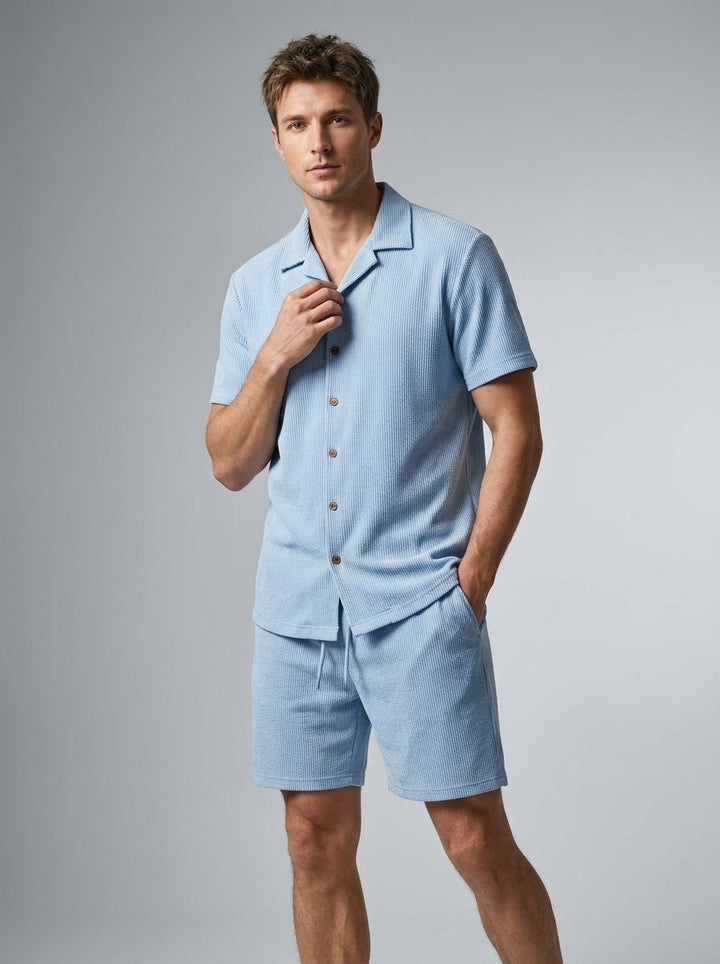 Ensemble Chemise Short Décontracté Homme