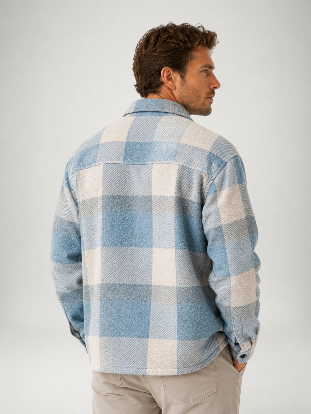 Surchemise à Carreaux Coupe Décontractée Homme