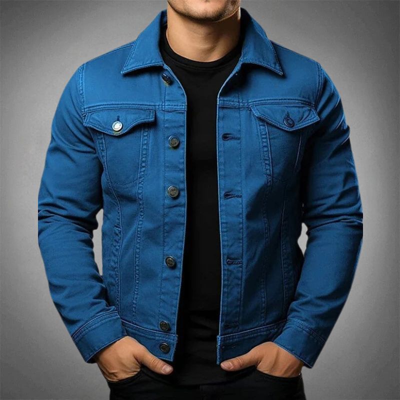 Veste Ajustée Boutonnée Homme