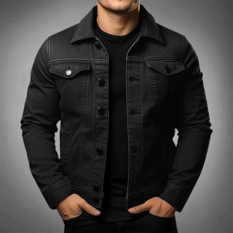 Veste Ajustée Boutonnée Homme
