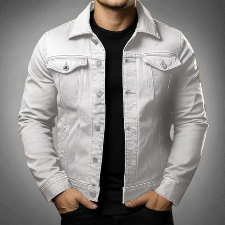 Veste Ajustée Boutonnée Homme