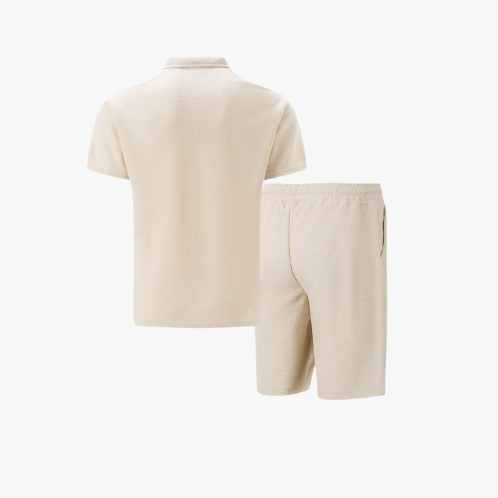 Ensemble Polo Zippé Décontracté Homme