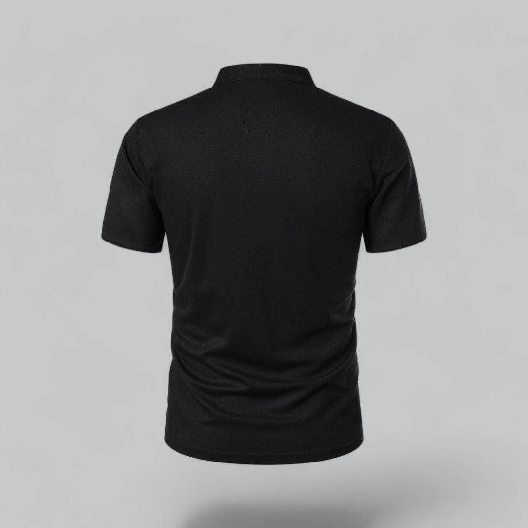 Polo Col Mao Boutonné Homme