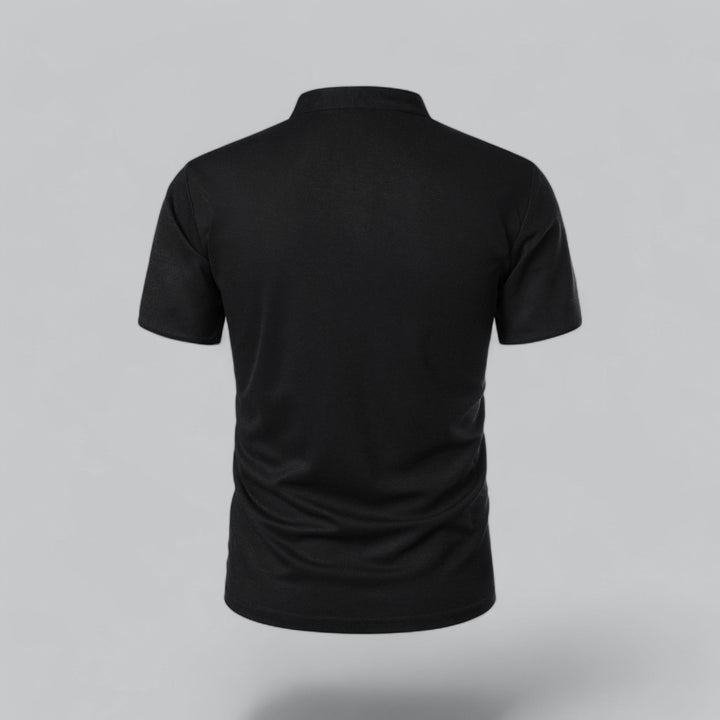 Polo Col Mao Boutonné Homme