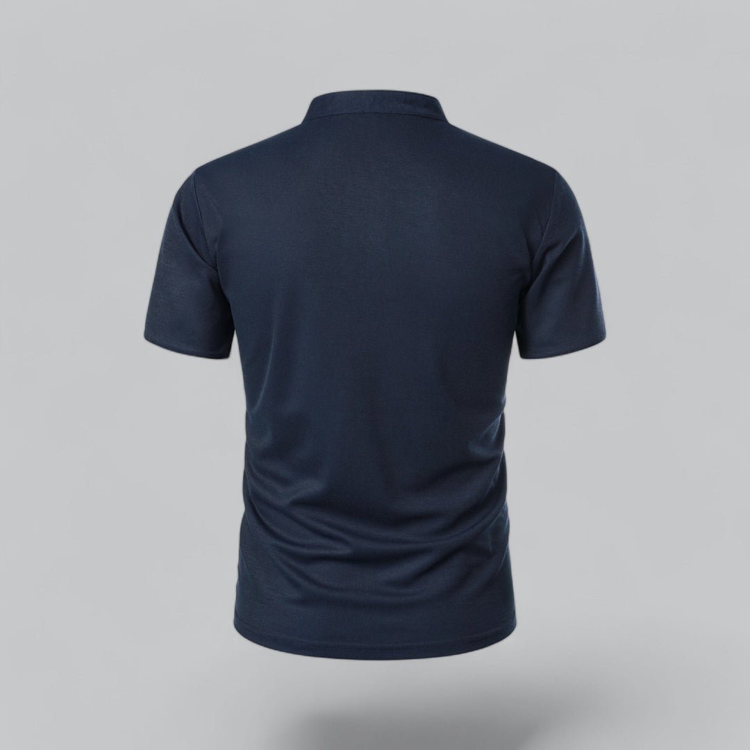 Polo Col Mao Boutonné Homme