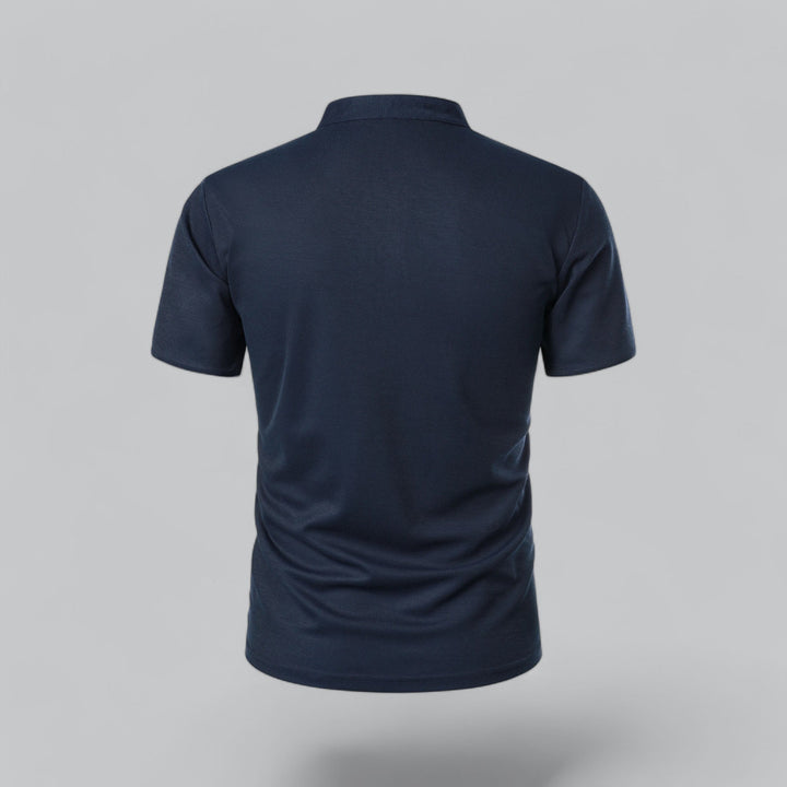 Polo Col Mao Boutonné Homme