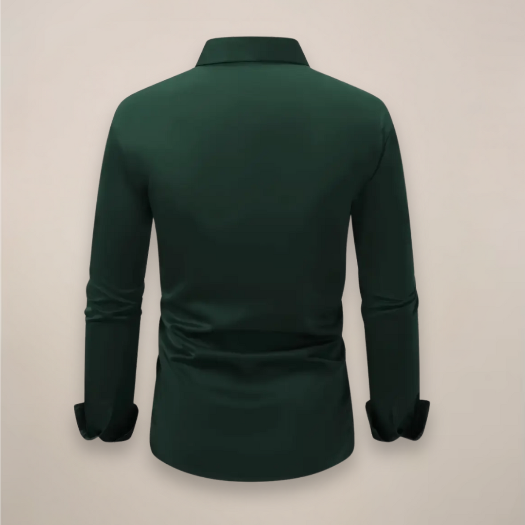 Chemise Ajustée à Boutons Homme