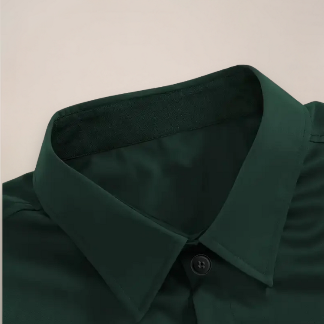 Chemise Ajustée à Boutons Homme