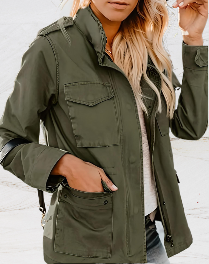Veste Utility Zippée Femme