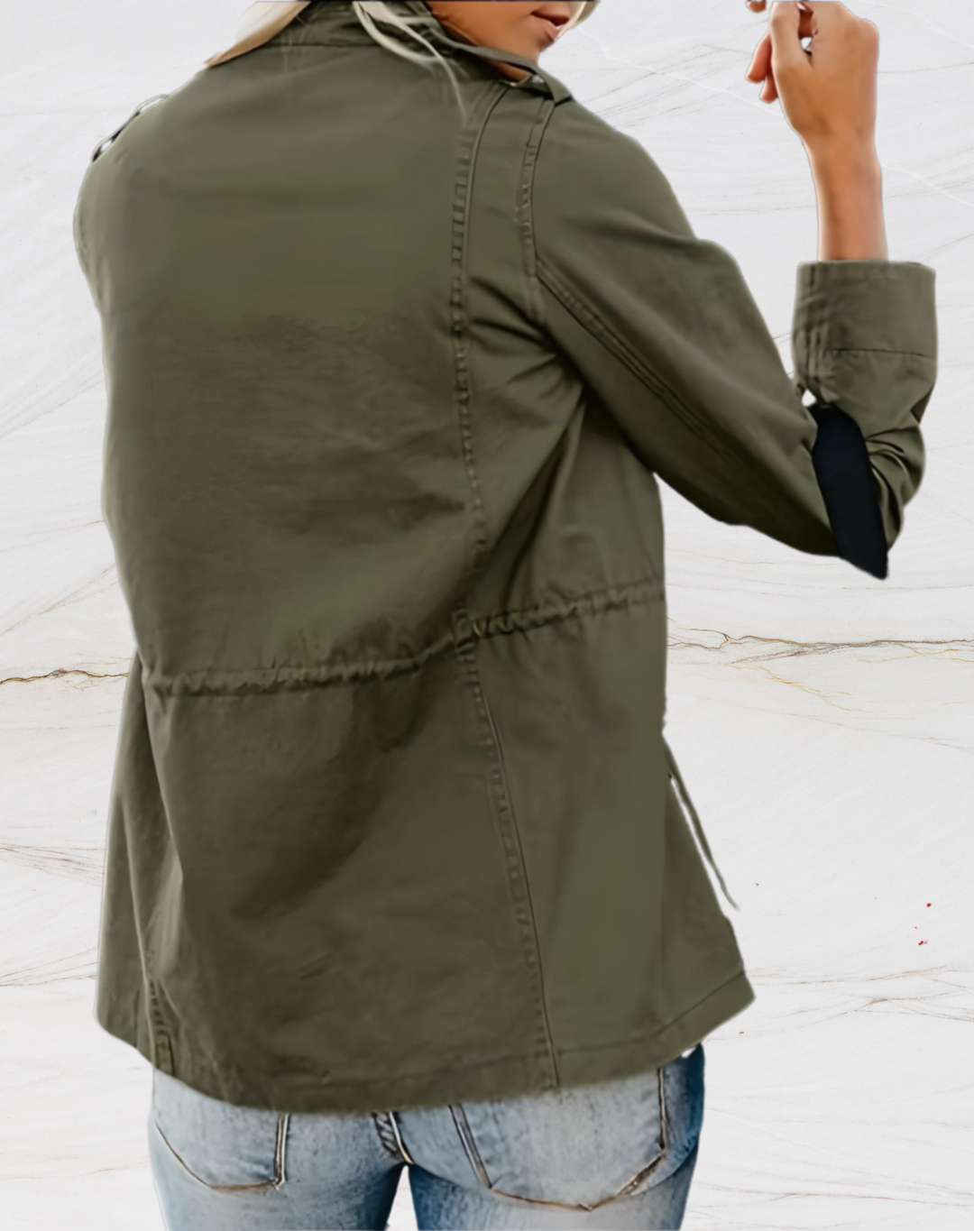 Veste Utility Zippée Femme