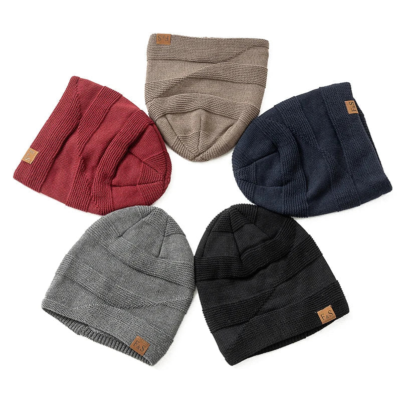 Bonnet en Maille à Coupe Longue Homme