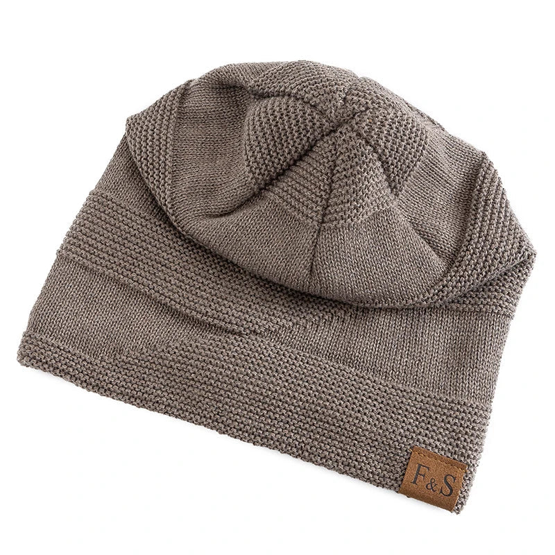 Bonnet en Maille à Coupe Longue Homme