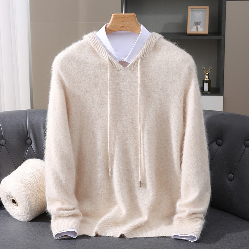 Pull en Maille à Capuche Homme