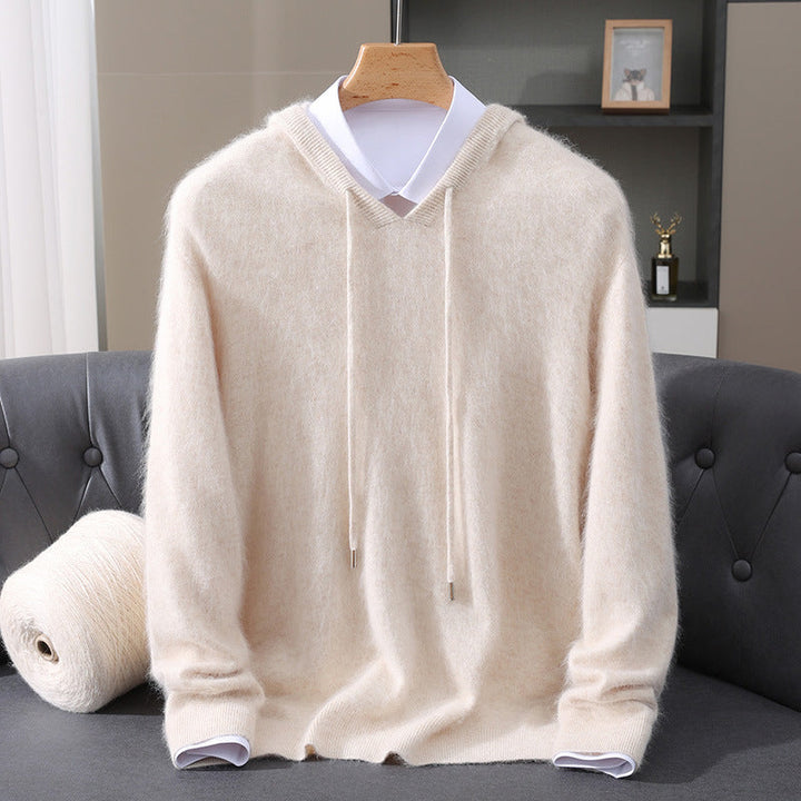 Pull en Maille à Capuche Homme