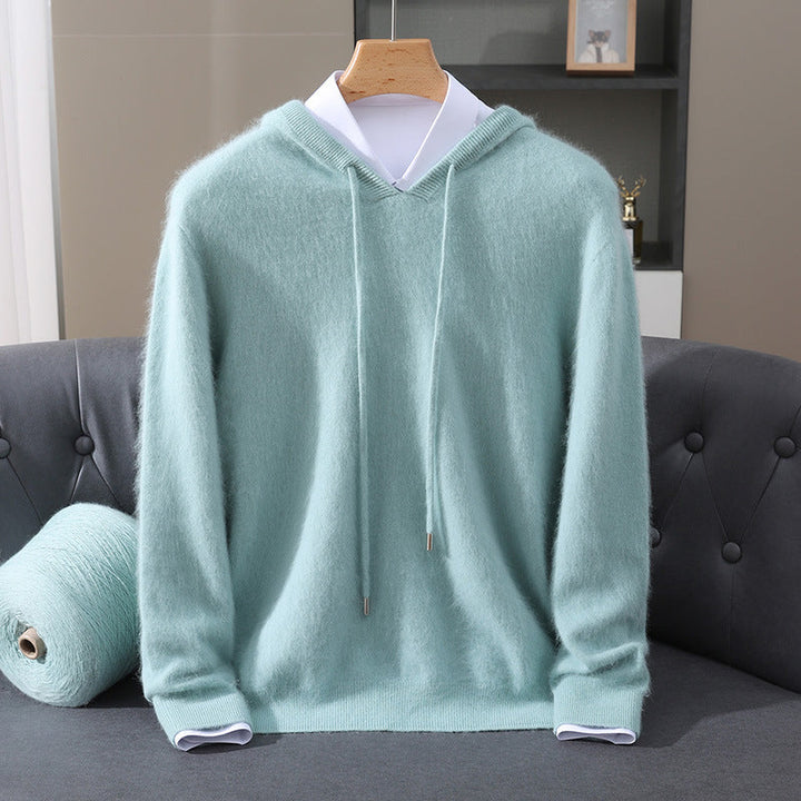 Pull en Maille à Capuche Homme