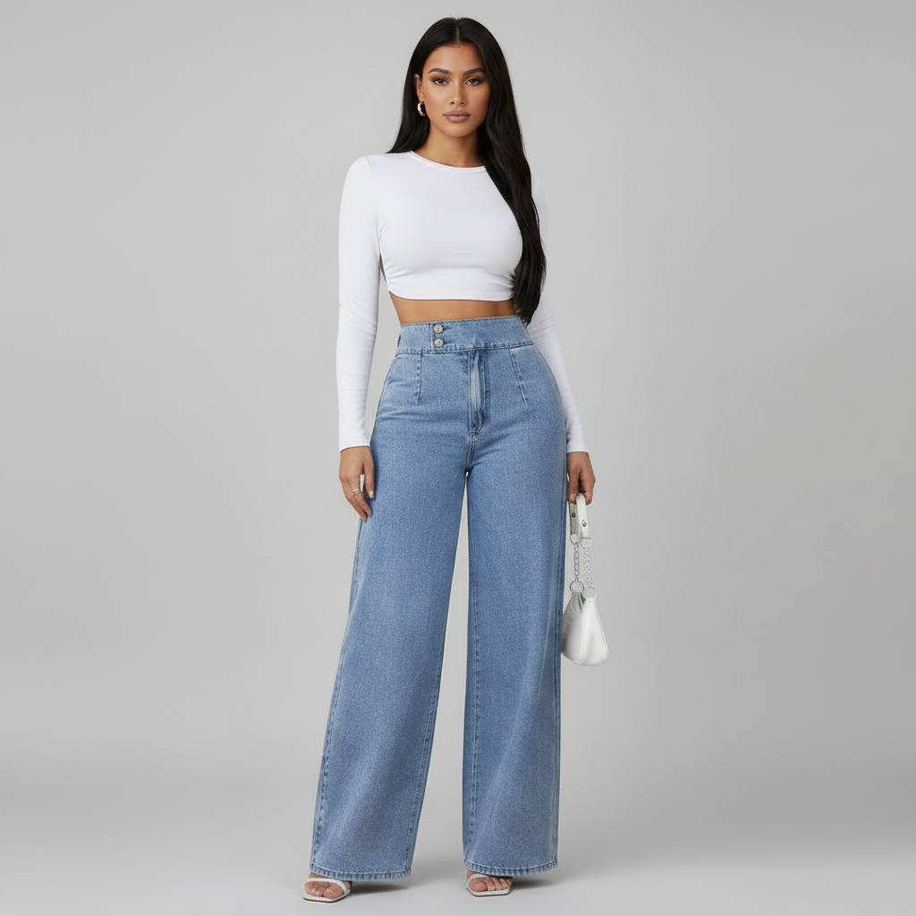 Jean Large Femme