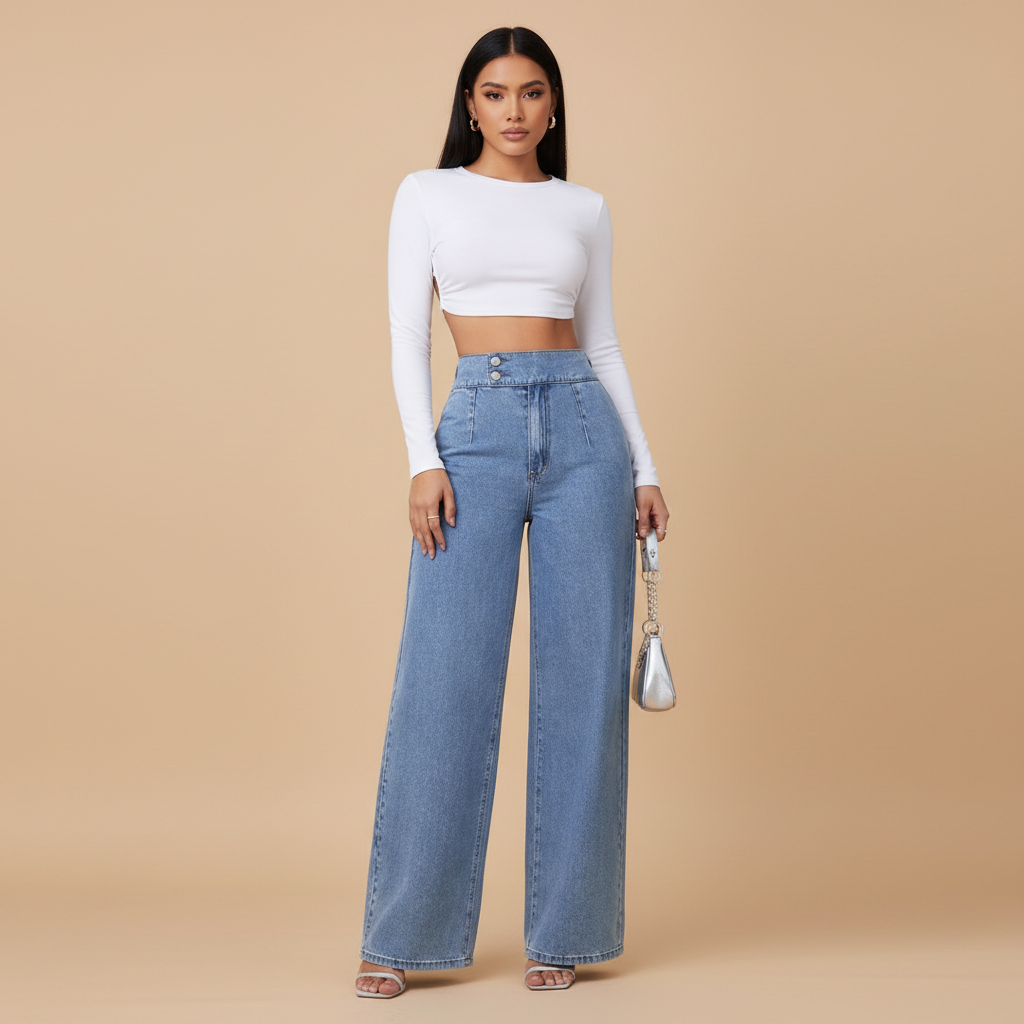 Jean Large Femme